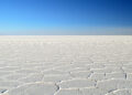 Die Salzwüste in der Nähe der Stadt Uyuni in Bolivien